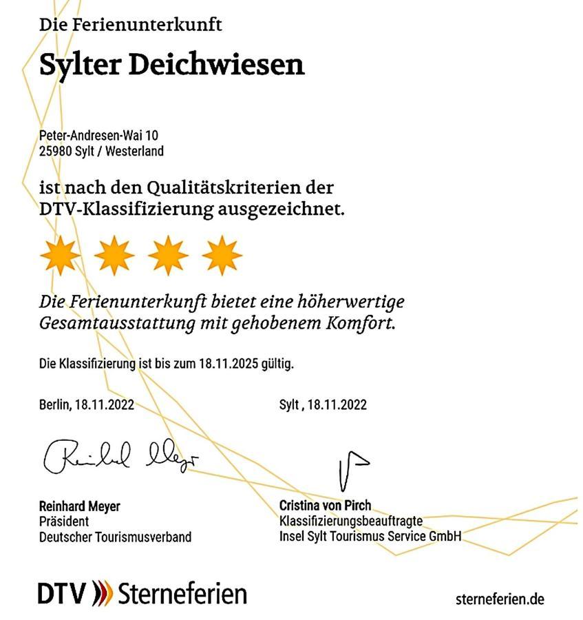 Sylter Deichwiesen - 2-5 Personen / 3 Schlafzimmer / Terrasse *